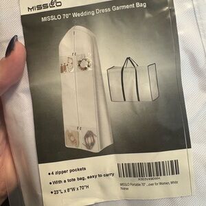 MISSLO 70" Wedding Dress Garment Bag